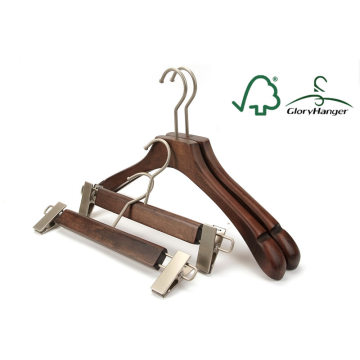 2016 Vintage Wooden Suit Hangers for Fashion Clothes